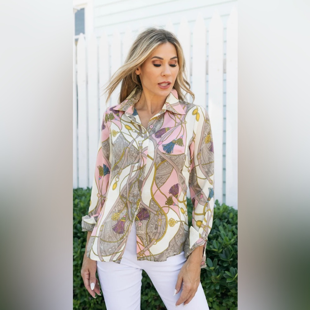 Jean Pierre Klifa XL blouse NWT